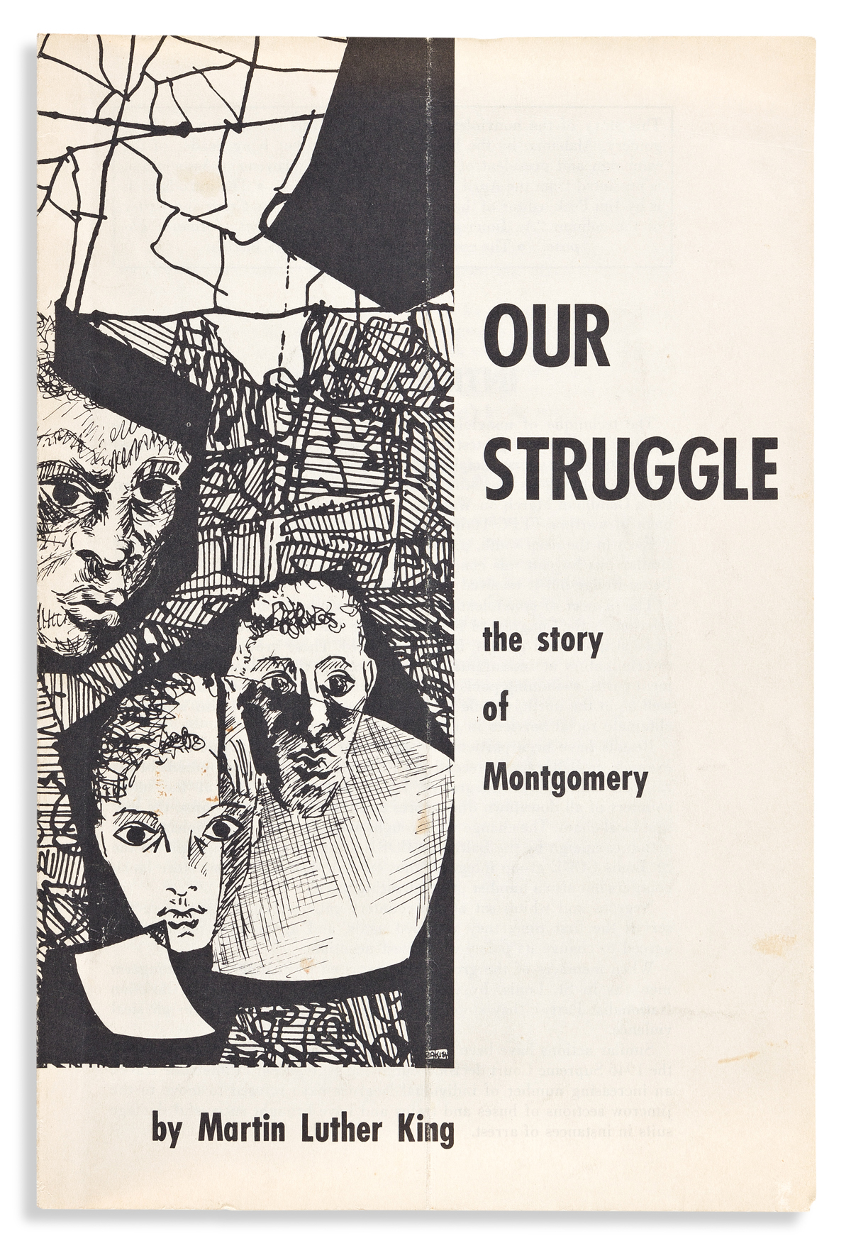 (MARTIN LUTHER KING.) Our Struggle: The Story of Montgomery.